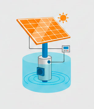 Bombas solares tipo sumergibles