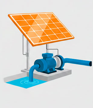 Bombas solares tipo de superficie