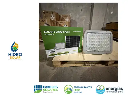Solar Flood Light Blue Carbon
